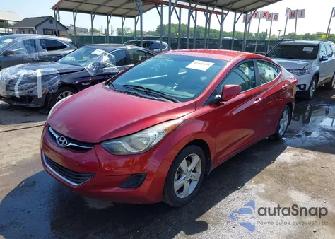 2013 Hyundai Elantra Gls from USA, damaged, VIN 5NPDH4AE4DH405444